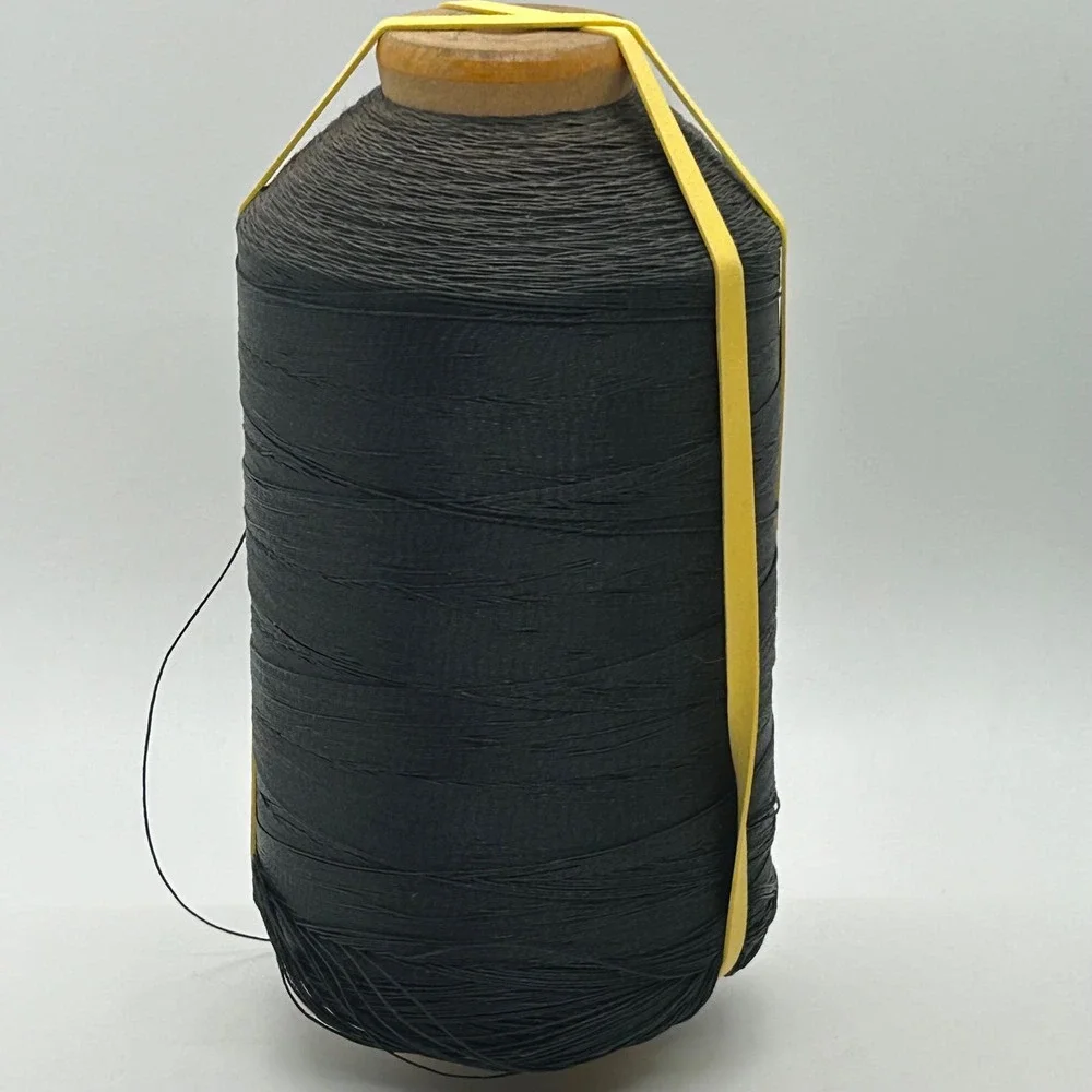Vintage Thread 5 Large Spools Black Blue Green Cream Gold Pre Owned ‎ RARE